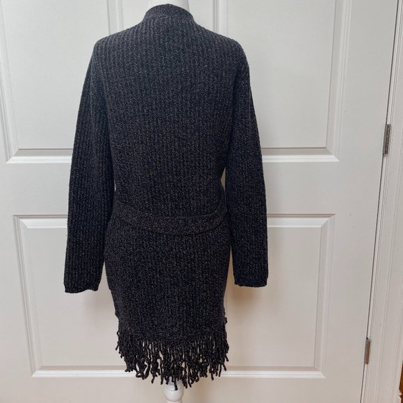 Cardigan With Fringes In Wool And Cashmere from MaxMara - Picture 9 of 12